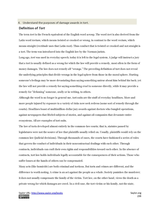 Business Law and the Legal Environment - Page 238